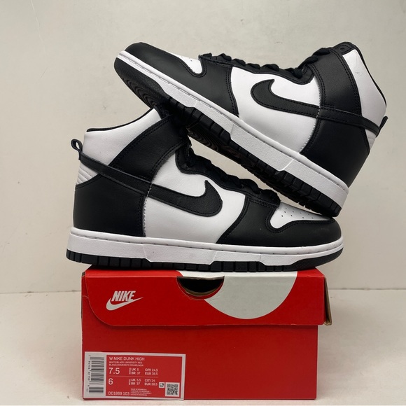 Nike Dunk High WMNS “Panda/Black White” 2023